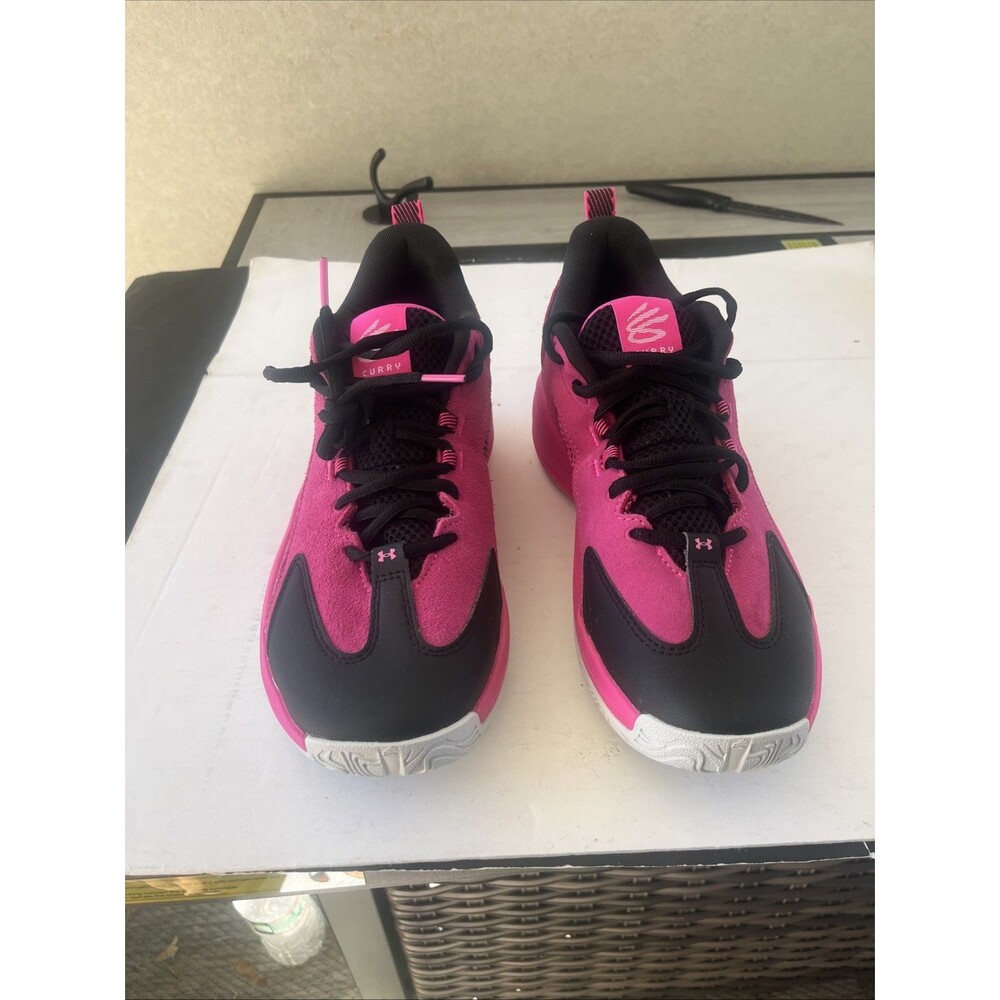 Size 8.5 - Under Armour Curry 3Z 25 SDE Pink Black White
